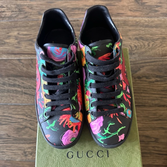 Gucci Ace Ken Scott sneaker floral - Picture 1 of 4